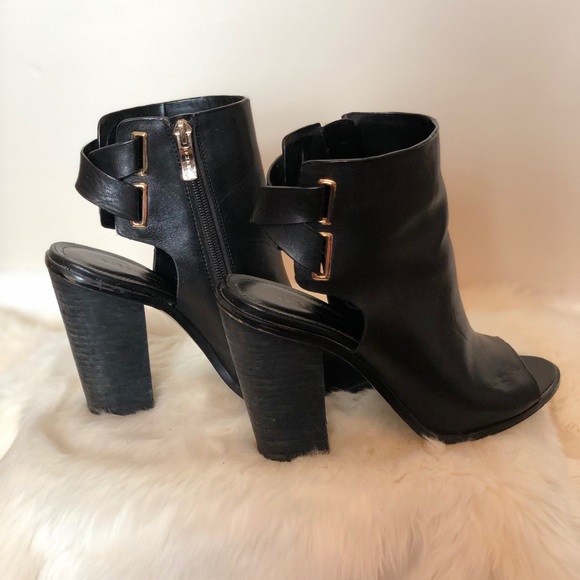 BGBGeneration Women's Open-Toe Booties SZ 7 1/2 - Picture 3 of 4